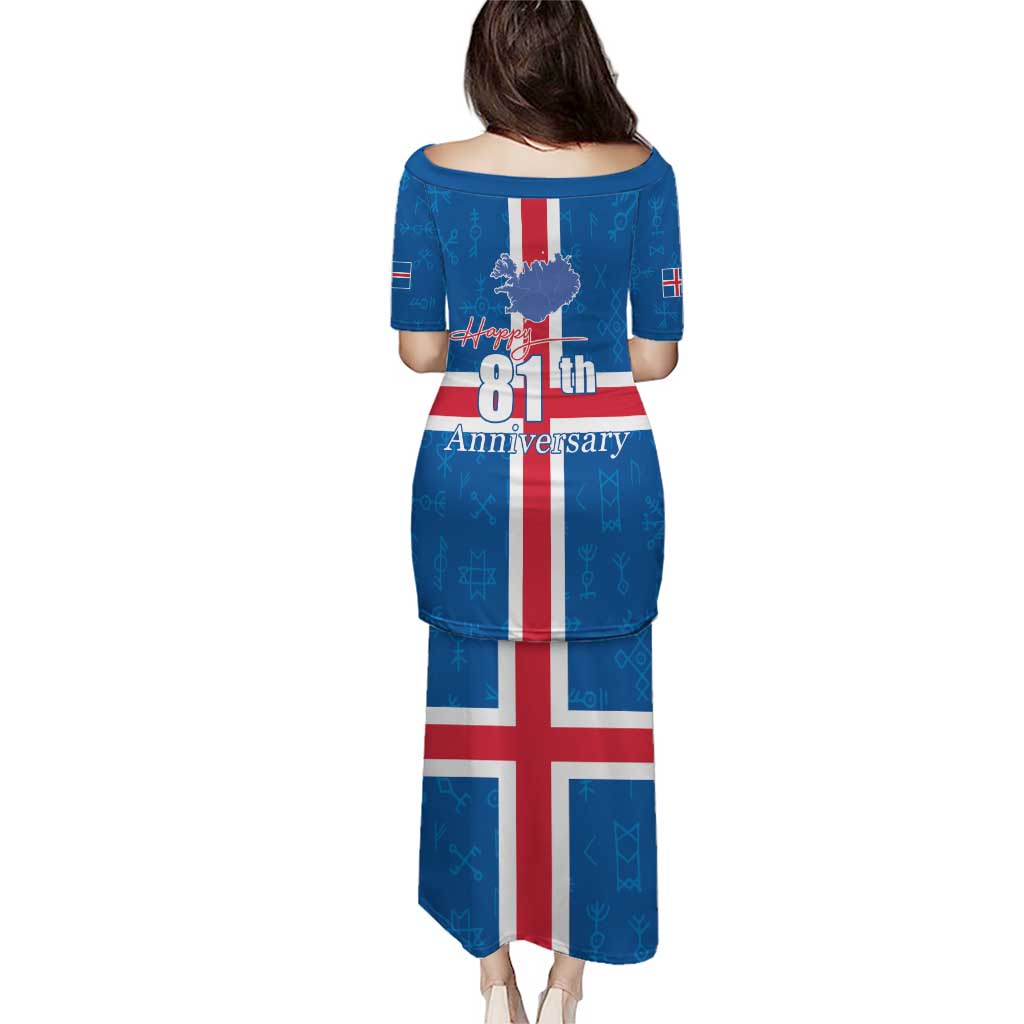 Iceland Icelandic National Day Puletasi Happy 81th Anniversary