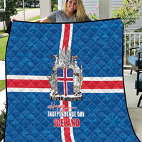 Iceland Icelandic National Day Quilt Happy 81th Anniversary