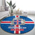 Iceland Icelandic National Day Round Carpet Happy 81th Anniversary