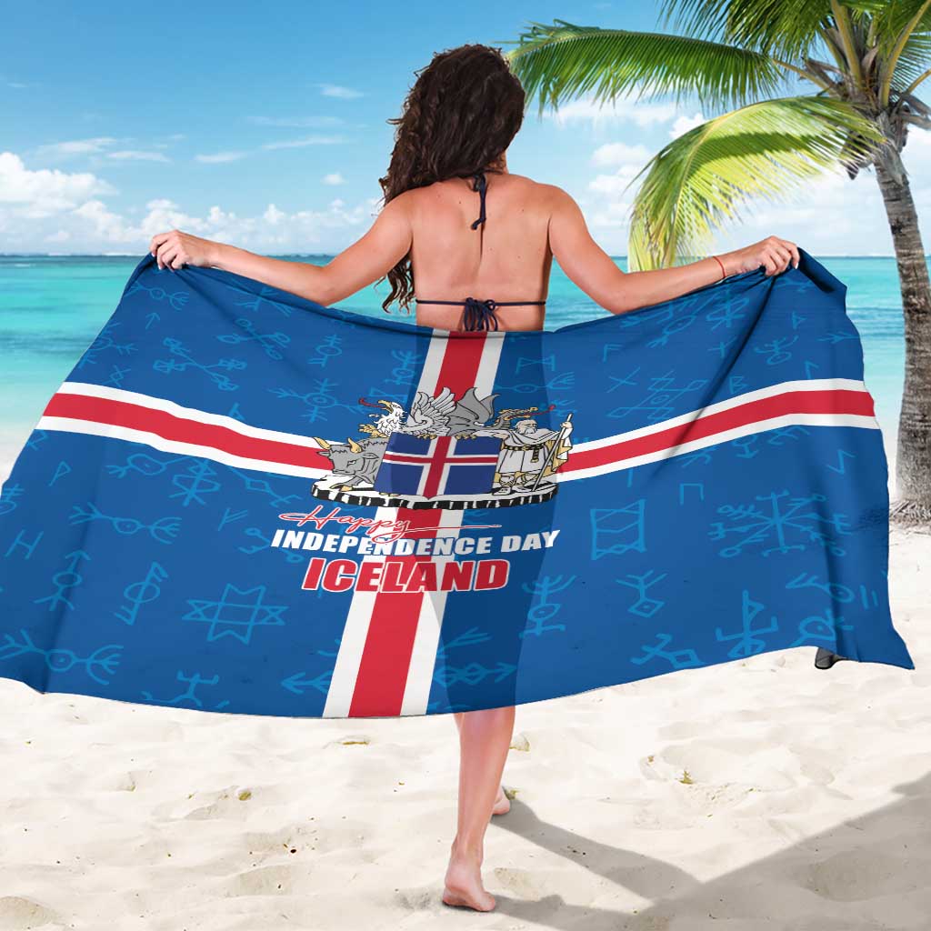 Iceland Icelandic National Day Sarong Happy 81th Anniversary