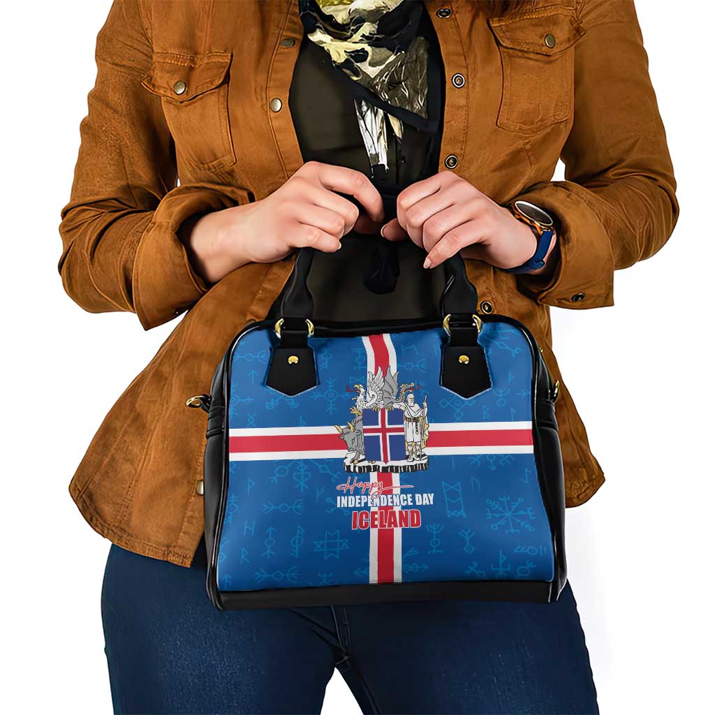 Iceland Icelandic National Day Shoulder Handbag Happy 81th Anniversary
