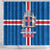 Iceland Icelandic National Day Shower Curtain Happy 81th Anniversary