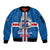 Iceland Icelandic National Day Sleeve Zip Bomber Jacket Happy 81th Anniversary