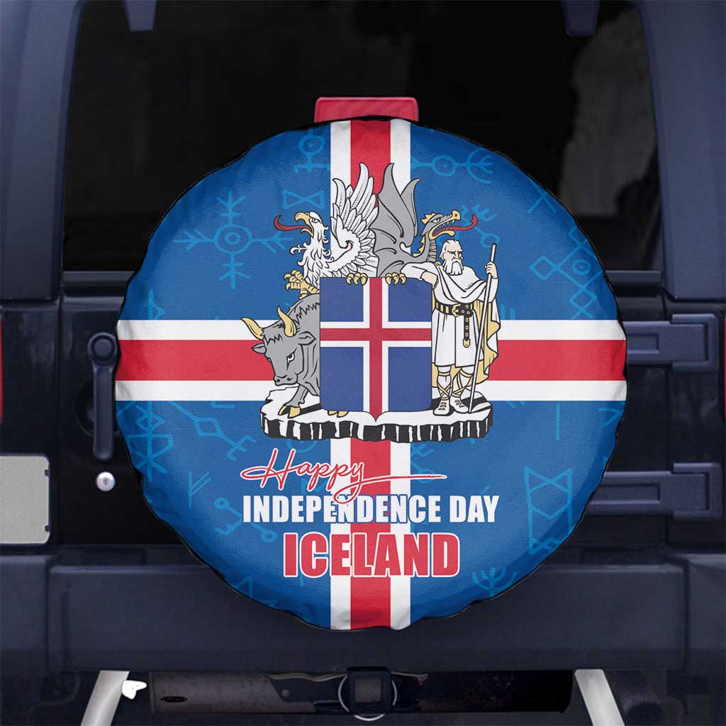 Iceland Icelandic National Day Spare Tire Cover Happy 81th Anniversary
