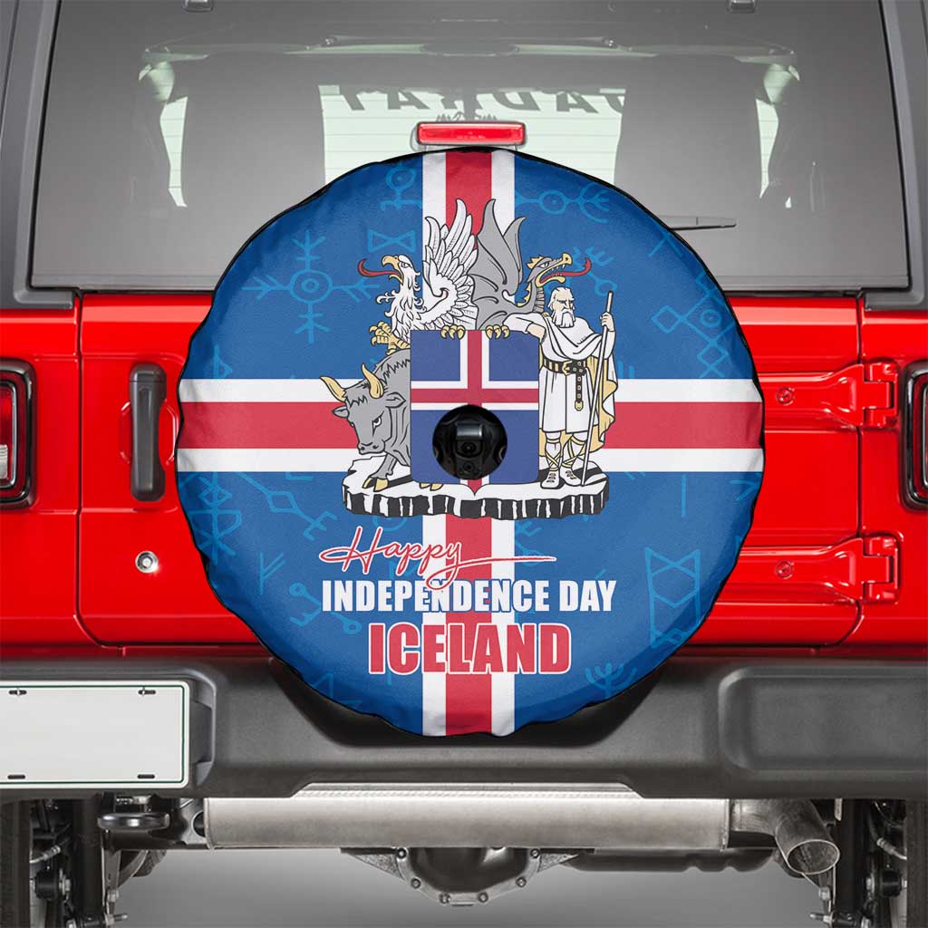 Iceland Icelandic National Day Spare Tire Cover Happy 81th Anniversary