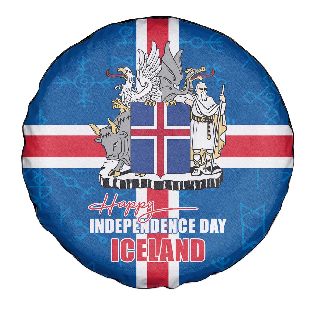 Iceland Icelandic National Day Spare Tire Cover Happy 81th Anniversary