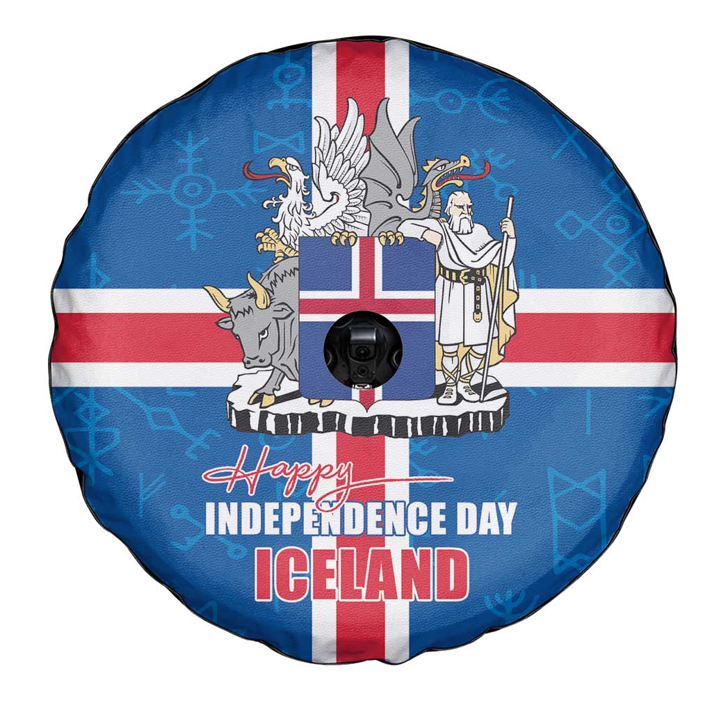 Iceland Icelandic National Day Spare Tire Cover Happy 81th Anniversary