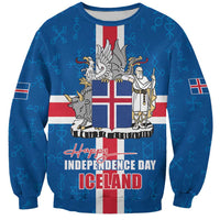 Iceland Icelandic National Day Sweatshirt Happy 81th Anniversary