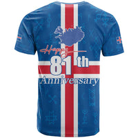 Iceland Icelandic National Day T Shirt Happy 81th Anniversary