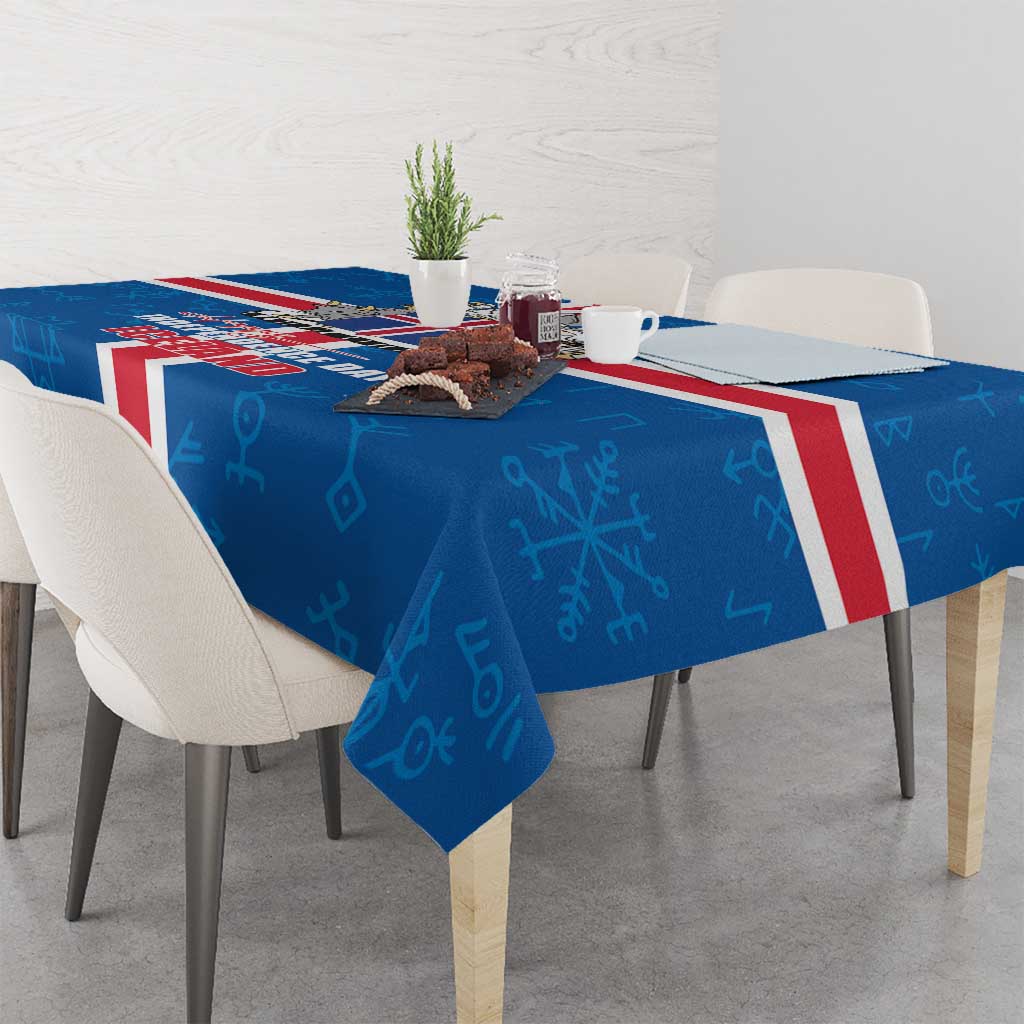 Iceland Icelandic National Day Tablecloth Happy 81th Anniversary