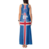 Iceland Icelandic National Day Tank Maxi Dress Happy 81th Anniversary