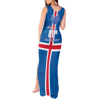 Iceland Icelandic National Day Tank Maxi Dress Happy 81th Anniversary