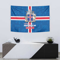 Iceland Icelandic National Day Tapestry Happy 81th Anniversary