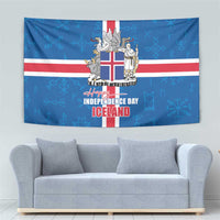Iceland Icelandic National Day Tapestry Happy 81th Anniversary