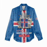 Iceland Icelandic National Day Women Casual Shirt Happy 81th Anniversary