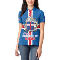 Iceland Icelandic National Day Women Polo Shirt Happy 81th Anniversary