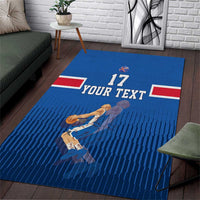Iceland Basketball Custom Area Rug Blue Style