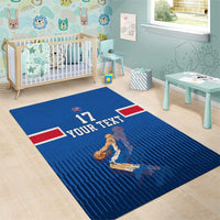 Iceland Basketball Custom Area Rug Blue Style