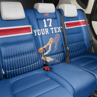Iceland Basketball Custom Back Car Seat Cover Blue Style