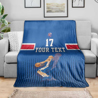 Iceland Basketball Custom Blanket Blue Style