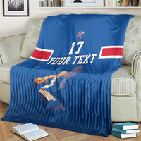 Iceland Basketball Custom Blanket Blue Style