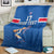 Iceland Basketball Custom Blanket Blue Style