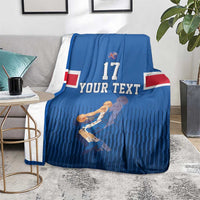 Iceland Basketball Custom Blanket Blue Style