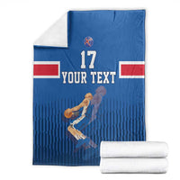 Iceland Basketball Custom Blanket Blue Style