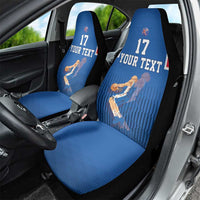 Iceland Basketball Custom Car Seat Cover Blue Style