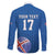 Iceland Basketball Custom Family Matching Off The Shoulder Long Sleeve Dress and Hawaiian Shirt Blue Style