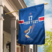 Iceland Basketball Custom Garden Flag Blue Style