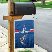 Iceland Basketball Custom Garden Flag Blue Style