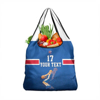 Iceland Basketball Custom Grocery Bag Blue Style