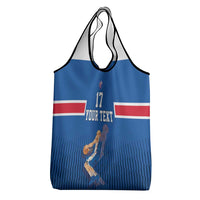 Iceland Basketball Custom Grocery Bag Blue Style