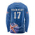 Iceland Basketball Custom Long Sleeve Shirt Blue Style