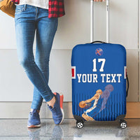 Iceland Basketball Custom Luggage Cover Blue Style