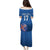 Iceland Basketball Custom Puletasi Blue Style