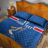 Iceland Basketball Custom Quilt Bed Set Blue Style