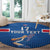 Iceland Basketball Custom Round Carpet Blue Style