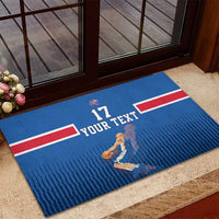Iceland Basketball Custom Rubber Doormat Blue Style