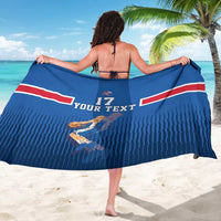 Iceland Basketball Custom Sarong Blue Style