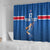 Iceland Basketball Custom Shower Curtain Blue Style
