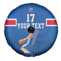 Iceland Basketball Custom Spare Tire Cover Blue Style