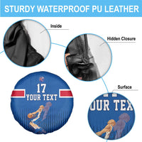 Iceland Basketball Custom Spare Tire Cover Blue Style