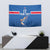Iceland Basketball Custom Tapestry Blue Style