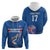 Iceland Basketball Custom Zip Hoodie Blue Style