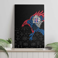 Iceland Viking Culture Canvas Wall Art Norse Mythology Raven Tattoo