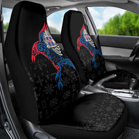 Iceland Viking Culture Car Seat Cover Norse Mythology Raven Tattoo