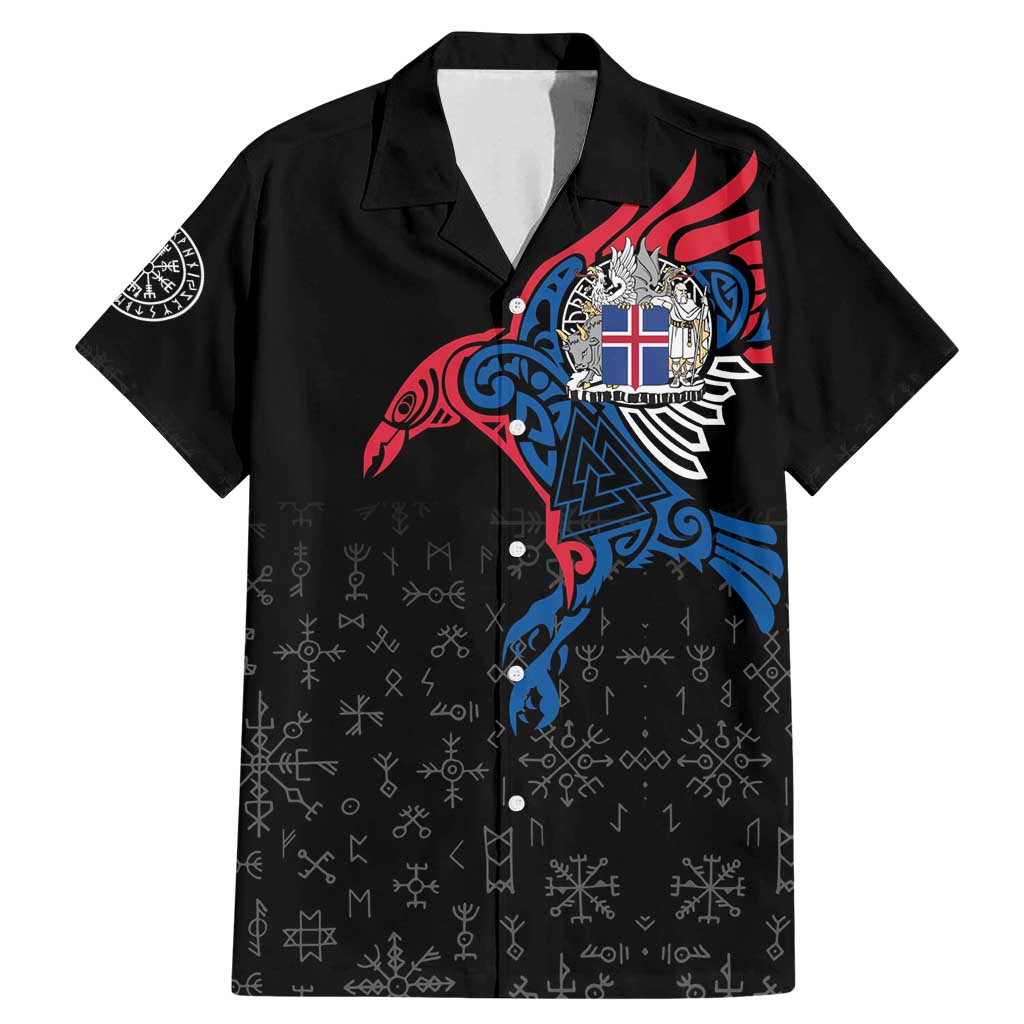 Iceland Viking Culture Family Matching Mermaid Dress and Hawaiian Shirt Norse Mythology Raven Tattoo