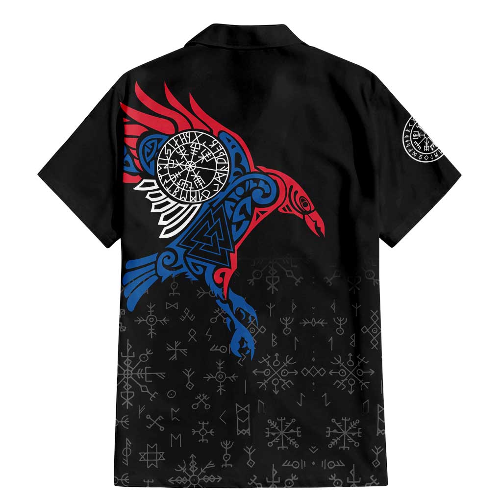 Iceland Viking Culture Family Matching Mermaid Dress and Hawaiian Shirt Norse Mythology Raven Tattoo